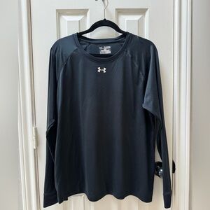 Under Armour W’s XXL Locker Long Sleeve T-Shirt, Black